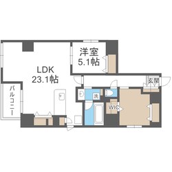 シークレフ北浜の物件間取画像